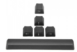 Blank PBT OEM Side Print Laser Etched Keycap Set - Black