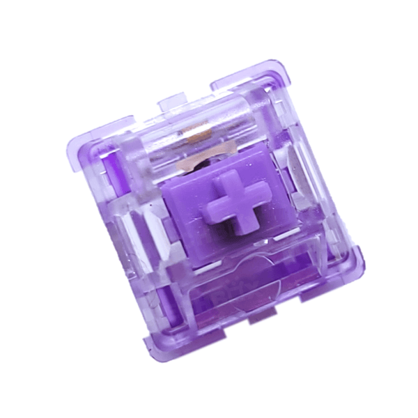 Everglide EG Crystal Purple Switch Sample Mechbox Ltd