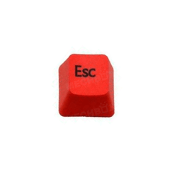 Red PBT Esc Keycap - Single Keycap