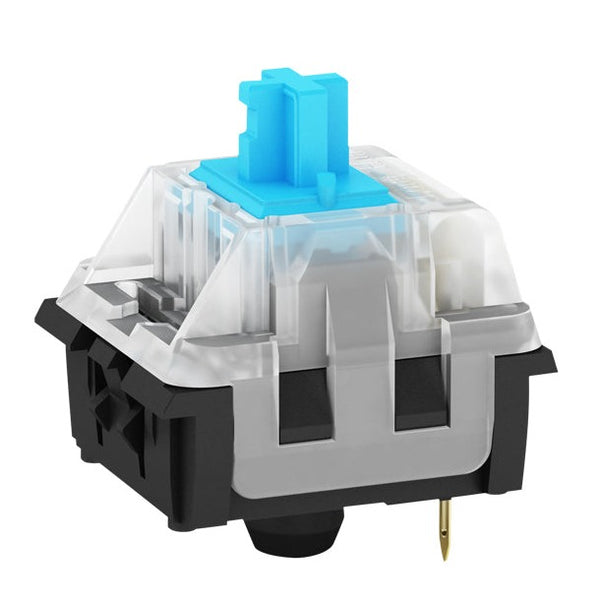 Kailh Long Hua Traditional Blue Switch Sample (Black/Clear Housing ...