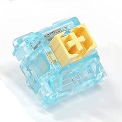 SKYLOONG Glacier Silent Yellow Switch Sample