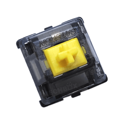 Gateron CAP Black Crystal V2 Yellow Switch Sample - Switch
