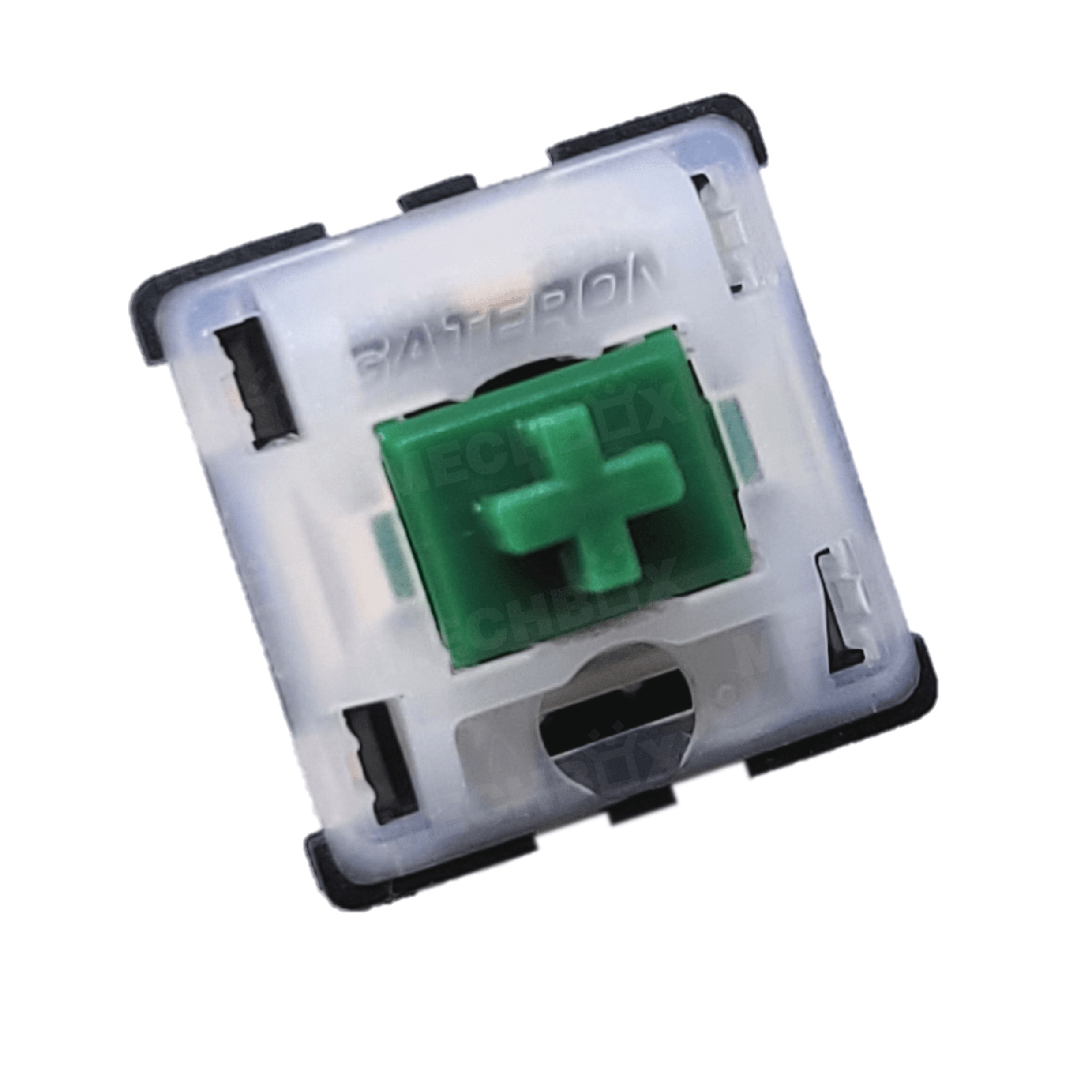 Gateron Green Switch Sample (Milk Top, Black Bottom) - Mechbox Ltd