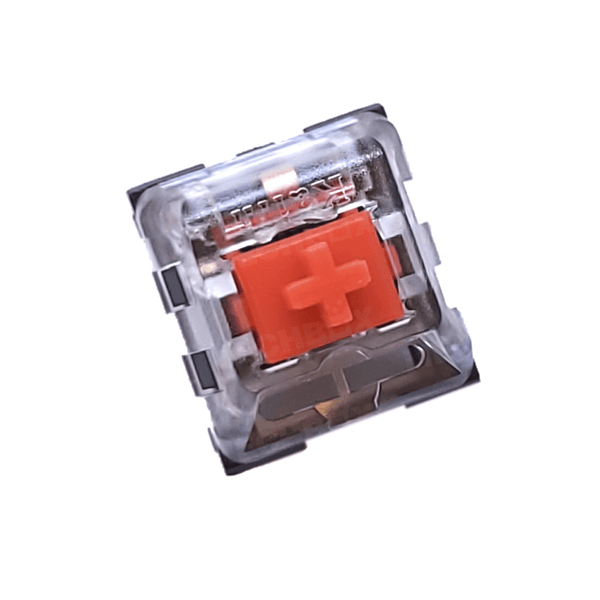 Kailh Red Switch Sample (Black & Clear Housing) - Mechbox Ltd